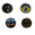 Набор монет Mine Русский корабль Пес Патрон Азов 1 гривна 26 мм Золотистый (hub_dkffvp), купити в Україні, зображення 1