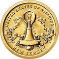 США 1 доллар 2019 Инновации, Нью-Джерси, Лампа накаливания (hub_gz54mr), купити в Україні, зображення 1