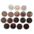 Набор монет в капсулах Collection Вооруженные Силы Украины 30 мм 17 шт Cеребристый (hub_p61ews), купити в Україні, зображення 1