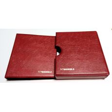 Альбом для монет Schulz 221 ячейка в футляре улучшенный Бордовый (hub_77a3af), купити в Україні, зображення 5