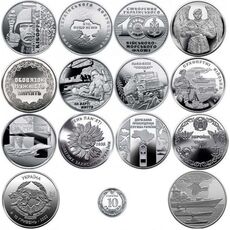 Набор монет Collection Вооруженные Силы Украины 10 гривен ВСУ 30 мм 15 шт в капсулах Серебристый (hub_ylj442), купити в Україні, зображення 3