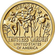 США 1 доллар 2019 Инновации, Джорджия, Сад попечителей (hub_aaizj3), купити в Україні, зображення 1