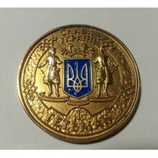 Сувенирная монета Mine Мрія 1 гетьман 2022 Итальянская ювелирная латунь 35 мм Разноцветная (hub_jwv8pq), купити в Україні, зображення 3