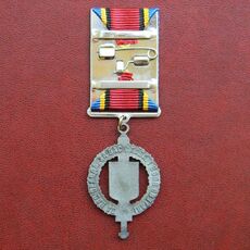 Награда Collection Ветеран АТО с бланком 100×32 мм Серебристый (hub_ff8eer), купити в Україні, зображення 6