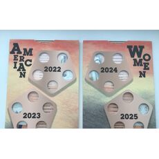 Капсульный альбом для монет Women Женщины Америки 2022-2025 30 мм Разноцветный (hub_82ccvv), купити в Україні, зображення 3