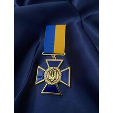 Медаль с документом Collection Крест патриота Украины в футляре 45 мм Разноцветный (hub_7pkfmu), купити в Україні, зображення 3