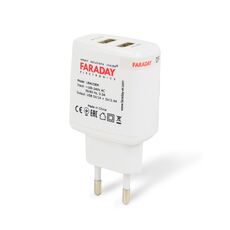 Блок питания Faraday Electronics 18W/OEM с 2 USB выходами 5V/1A+2.4A, фото 1