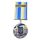 Медаль с удостоверением Collection За оборону родного государства город-герой ВОЛНОВАХА 32 мм Разноцветный (hub_hx3f2e), фото 1