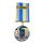 Медаль с удостоверением Collection За оборону родного государства город-герой БУЧА 32 мм Разноцветный (hub_pezt1b), фото 2