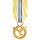 Медаль с удостоверением Collection За несокрушимость духа 34х40х2,5 мм Золотистый (hub_owcasf), фото 2