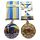 Медаль с удостоверением Collection За оборону родного государства город-герой ИРПЕНЬ 32 мм Разноцветный (hub_9bf1d2), фото 3
