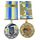 Медаль с удостоверением Collection За оборону родного государства город-герой КИЕВ 32 мм Разноцветный (hub_5056v4), фото 3