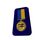 Медаль Collection Волонтеру-человеку с большим сердцем 40*44*3 мм Золотистый (hub_w1yjml), фото 2