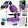 Мікроскоп Bresser Junior 40x-640x Purple з набором для дослідів і адаптером для смартфона (8851300GSF000), фото 2