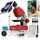 Мікроскоп Bresser Junior 40x-640x Red з набором для дослідів та адаптером для смартфона (8851300E8G000), фото 2