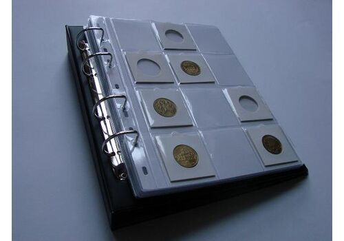 Альбом для монет Schulz в холдерах 120 ячеек Черный (hub_jkueqn), фото 6