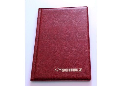 Альбом для монет 192 мелкие ячейки Schulz Темно-красный (hub_jykl4r), фото 1