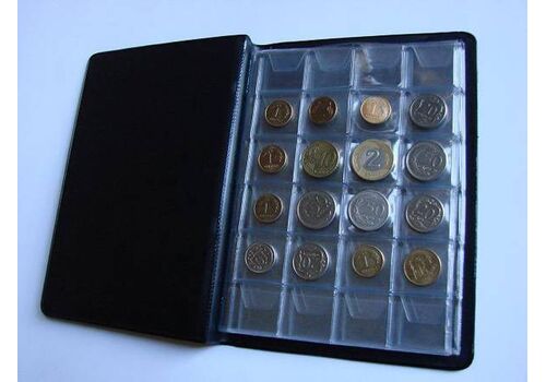 Альбом для монет 192 мелкие ячейки Schulz Светло-коричневый (hub_pmf02t), фото 3
