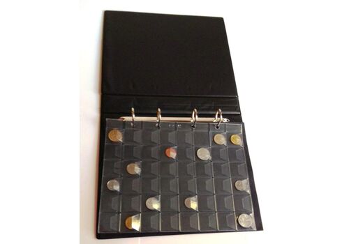 Альбом для монет Collection черные листы на 610 монет Коричневый (hub_m673m4), фото 3