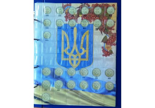 Комплект листов с разделителями для разменных монет Украины с 1992г.  CollectionТип 1 (hub_pnalwv), фото 5