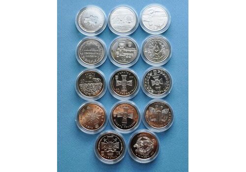 Набір монет в капсулах Collection Збройні Сили України 20.2 мм 14 шт Сріблястий (hub_7hfoyt), фото 6