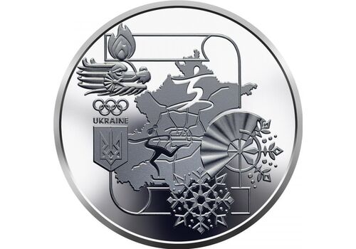 Монета XXIV зимние Олимпийские игры 2 грн 2022 г (hub_245rfl), фото 3