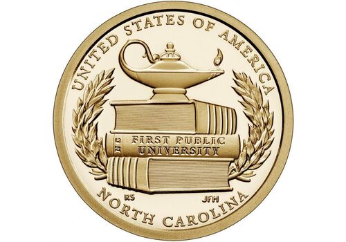 США 1 доллар 2021 Инновации, Северная Каролина, Инновации в высшем образовании (hub_tmloc3), фото 1