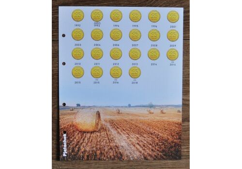 Подарочный набор нумизмата Collection Альбом для монет Украины + каталог Коломиец 28х22 см Разноцветный (hub_whveyn), фото 6