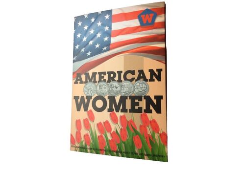 Капсульный альбом для монет Women Женщины Америки 2022-2025 30 мм Разноцветный (hub_82ccvv), фото 1