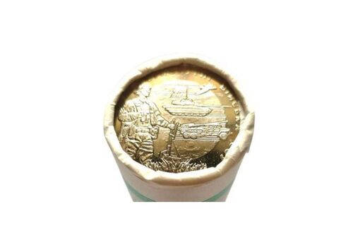 Ролл монет Mine 2021 Сухопутные войска ВС Украины 10 гривен 25 шт 30 мм Серебристый (hub_ia86tr), фото 3