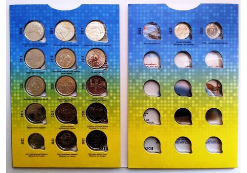 Альбом капсульный Collection Вооруженные Силы Украины с 17 монетами Разноцветный (hub_5t8sc5), фото 3