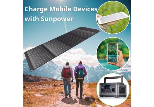 Портативний зарядний пристрій сонячна панель Bresser Mobile Solar Charger 120 Watt USB DC (3810070), фото 7