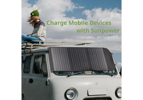 Портативний зарядний пристрій сонячна панель Bresser Mobile Solar Charger 90 Watt USB DC (3810060), фото 9