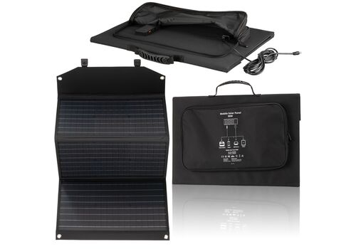 Портативний зарядний пристрій сонячна панель Bresser Mobile Solar Charger 90 Watt USB DC (3810060), фото 3