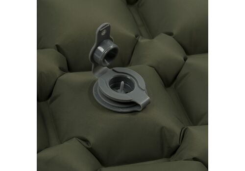 Килимок надувний Highlander Nap-Pak Inflatable Sleeping Mat PrimaLoft 5 cm Olive (AIR072-OG), фото 8