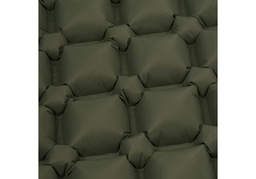 Килимок надувний Highlander Nap-Pak Inflatable Sleeping Mat PrimaLoft 5 cm Olive (AIR072-OG), фото 7