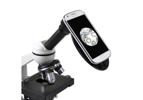Мікроскоп Bresser Erudit Basic Bino 40x-400x з адаптером для смартфона (5102200), фото 3