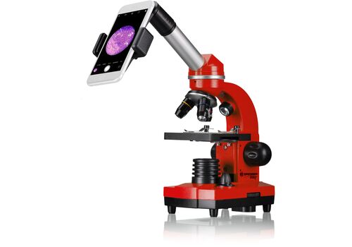 Мікроскоп Bresser Junior Biolux SEL 40x-1600x Red з адаптером для смартфона (8855600E8G000), фото 4