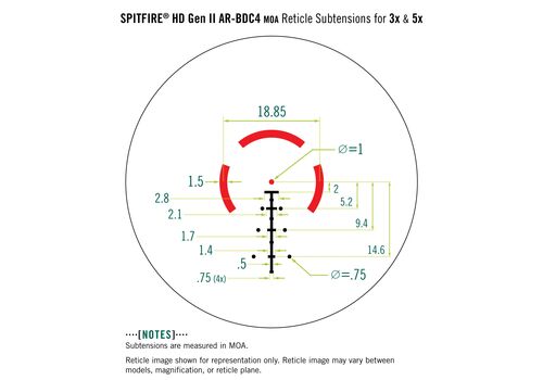 Приціл оптичний Vortex Spitfire HD Gen II 5x Prism Scope (SPR-500), фото 10