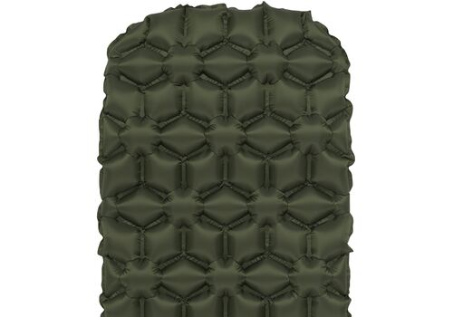 Килимок надувний Highlander Nap-Pak Inflatable Sleeping Mat 5 cm Olive (AIR071), фото 7