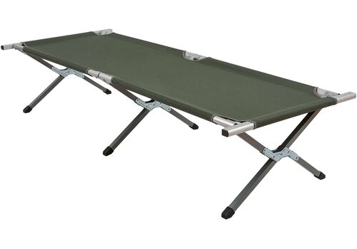 Ліжко розкладне Highlander Aluminium Camp Bed Green (FUR041-GN), фото 1