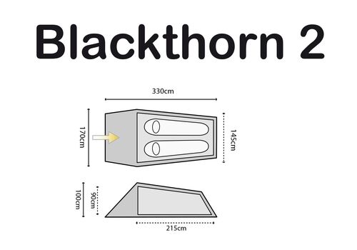 Намет двомісний Highlander Blackthorn 2 HMTC (TEN132-HC), фото 9