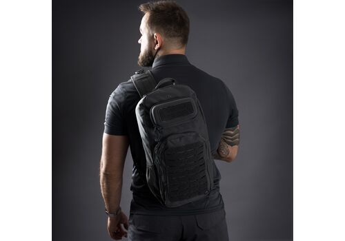 Рюкзак тактичний Highlander Stoirm Gearslinger 12L Black (TT189-BK), фото 7