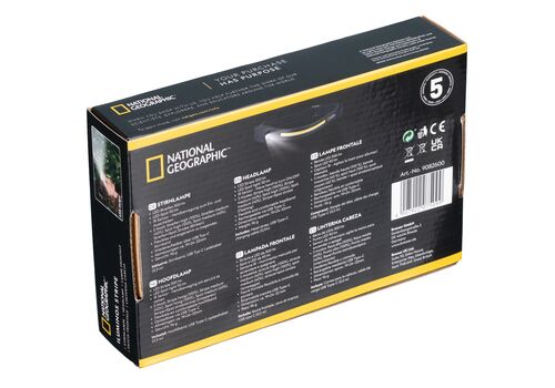 Ліхтар налобний National Geographic Iluminos Stripe 300 lm + 90 Lm USB Rechargeable (9082600), фото 9