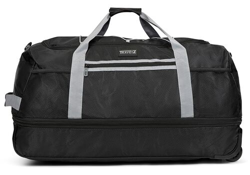 Сумка дорожня на колесах TravelZ Wheelbag Doubleloader foldable black  (603096), фото 1