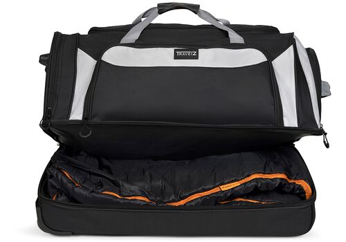 Сумка дорожня на колесах TravelZ Wheelbag Doubleloader black 96L (603098), фото 7