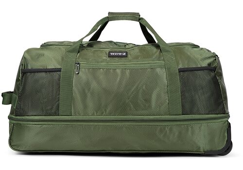 Сумка дорожня на колесах TravelZ Wheelbag Doubleloader foldable green  (603097), фото 1