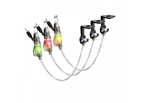Набор свингеров на цепочке Energofish Carp Expert CXP LED Chain Swinger Set с подключением 3 шт (7709090), фото 3
