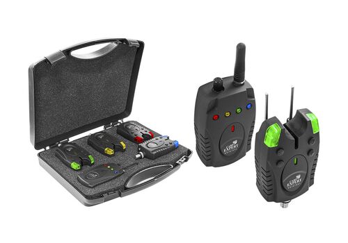 Набор сигнализаторов в кейсе Carp Expert Piave Wireless Bite Alarm Set 150 м 4+1 (78000641), фото 1